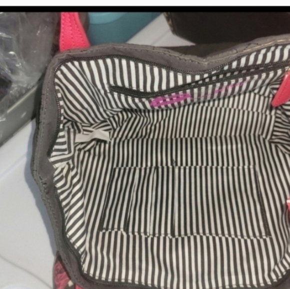 🍁RARE Betsey johnson Huge rose bow tote bag - Picture 3 of 4